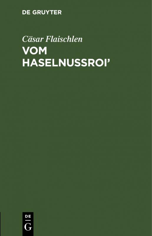 Cover-Bild Vom Haselnussroi’