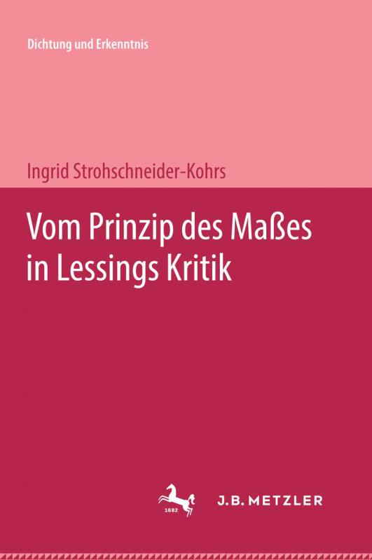 Cover-Bild Vom Prinzip des Maßes in Lessings Kritik