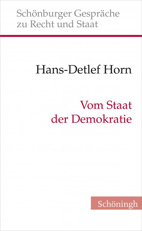 Cover-Bild Vom Staat der Demokratie