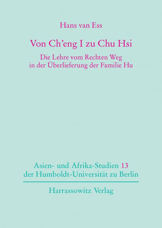 Cover-Bild Von Ch'eng I zu Chu Hsi