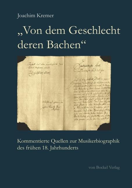 Cover-Bild „Von dem Geschlecht deren Bachen“