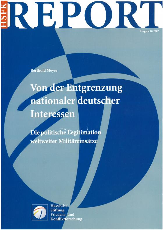 Cover-Bild Von der Entgrenzung nationaler deutscher Interessen