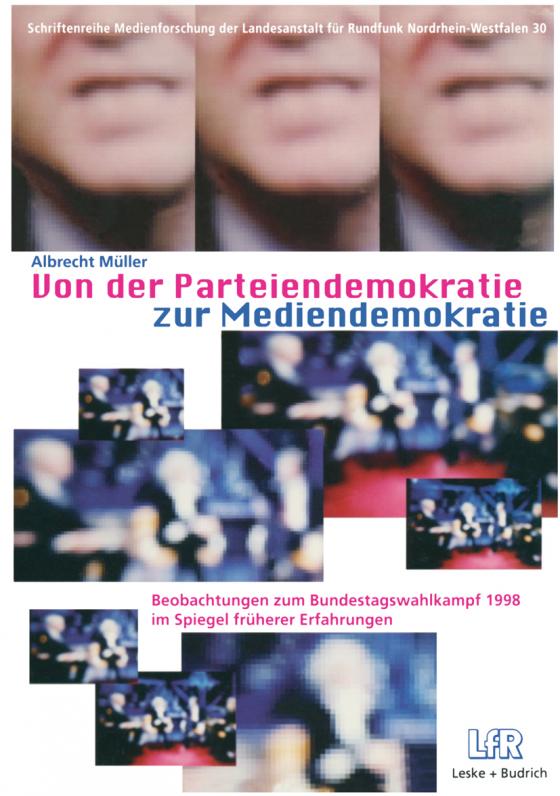 Cover-Bild Von der Parteiendemokratie zur Mediendemokratie