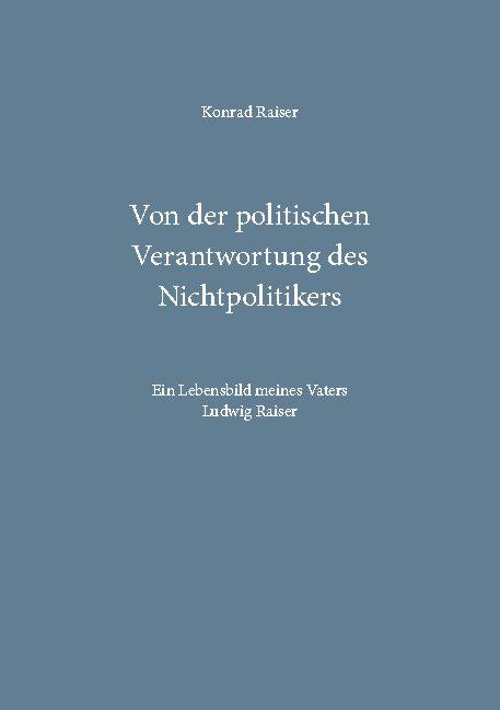 Cover-Bild Von der politischen Verantwortung des Nichtpolitikers