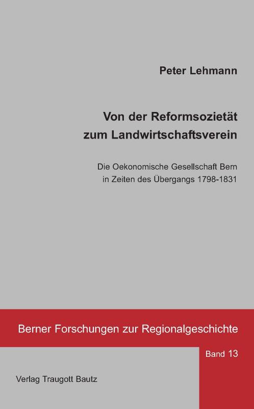 Cover-Bild Von der Reformsozietät zum Landwirtschaftsverein