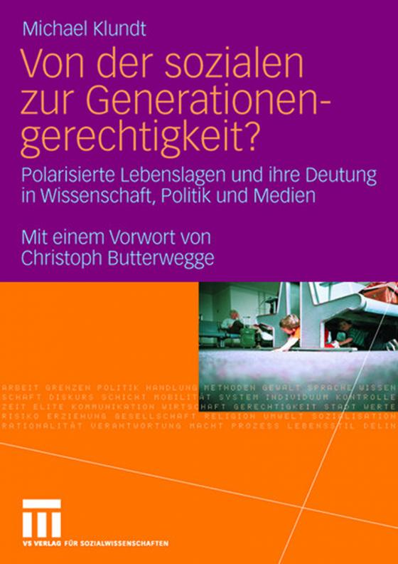 Cover-Bild Von der sozialen zur Generationengerechtigkeit?