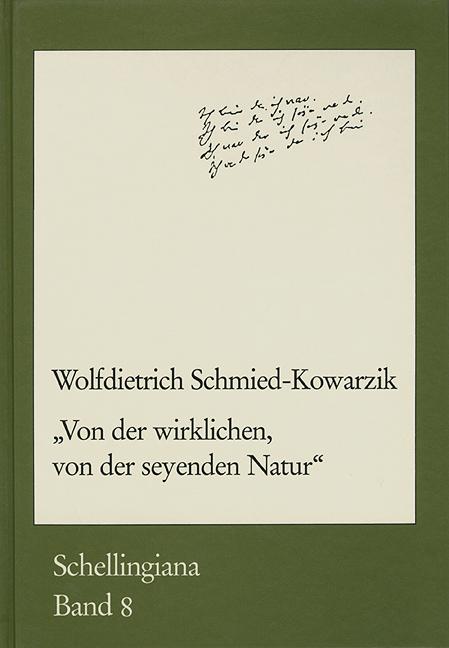 Cover-Bild ›Von der wirklichen, von der seyenden Natur‹