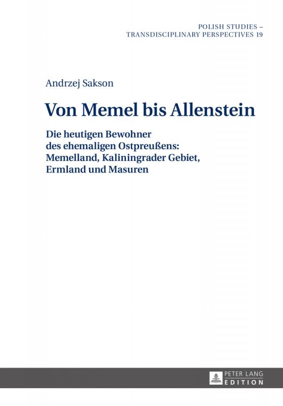 Cover-Bild Von Memel bis Allenstein