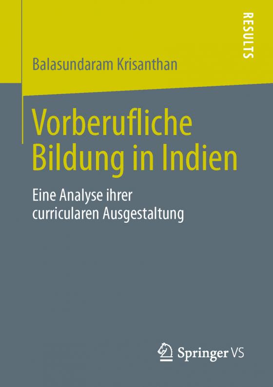 Cover-Bild Vorberufliche Bildung in Indien