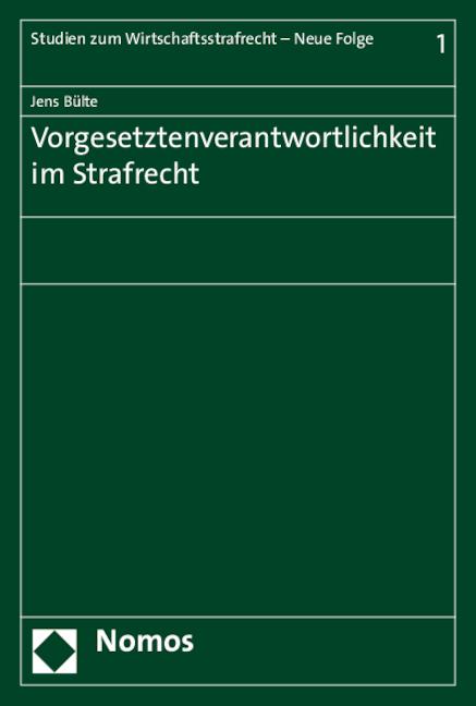 Cover-Bild Vorgesetztenverantwortlichkeit im Strafrecht