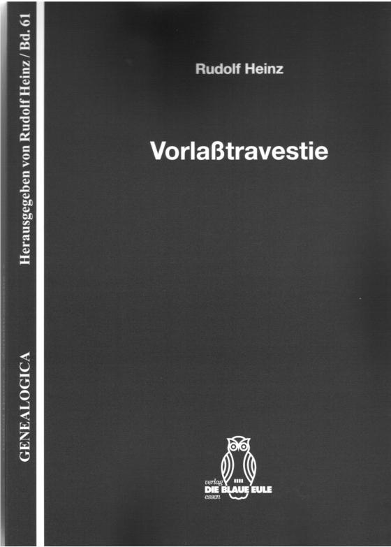 Cover-Bild Vorlaßtravestie