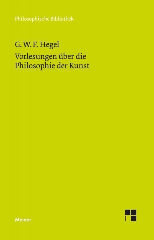 Cover-Bild Vorlesungen über die Philosophie der Kunst