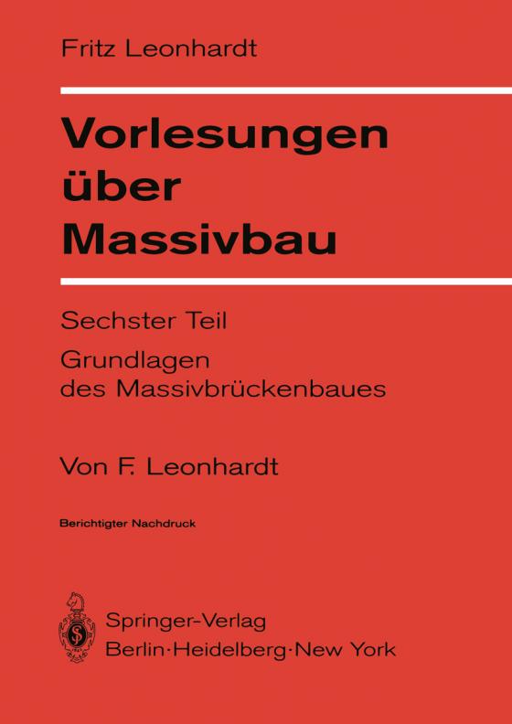 Cover-Bild Vorlesungen über Massivbau