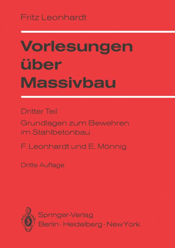 Cover-Bild Vorlesungen über Massivbau