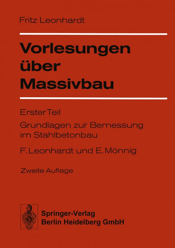 Cover-Bild Vorlesungen über Massivbau