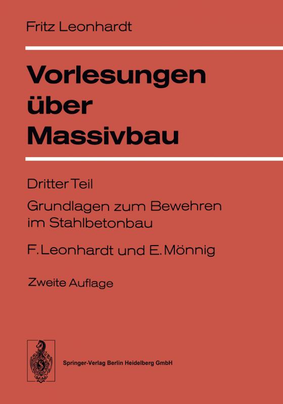 Cover-Bild Vorlesungen über Massivbau