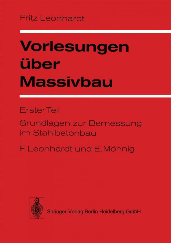 Cover-Bild Vorlesungen über Massivbau