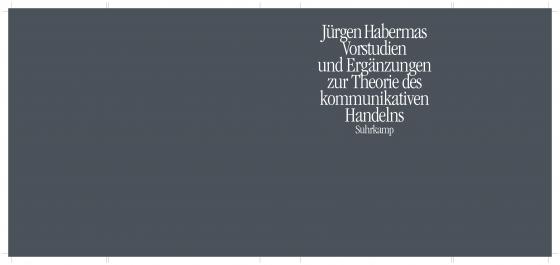 Cover-Bild Vorstudien und Ergänzungen zur Theorie des kommunikativen Handelns