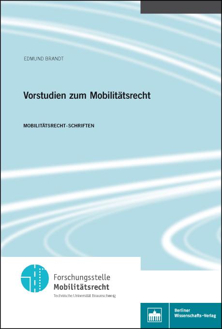 Cover-Bild Vorstudien zum Mobilitätsrecht