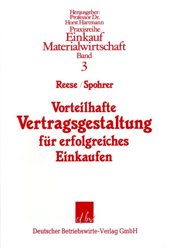 Cover-Bild Vorteilhafte Vertragsgestaltung für erfolgreiches Einkaufen.