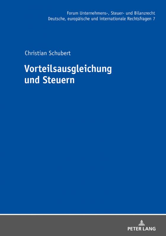 Cover-Bild Vorteilsausgleichung und Steuern