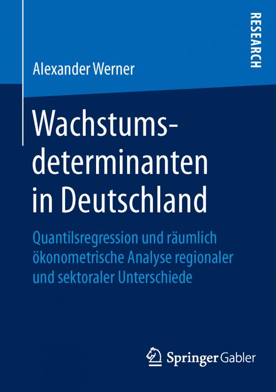 Cover-Bild Wachstumsdeterminanten in Deutschland
