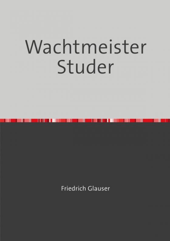 Cover-Bild Wachtmeister Studer