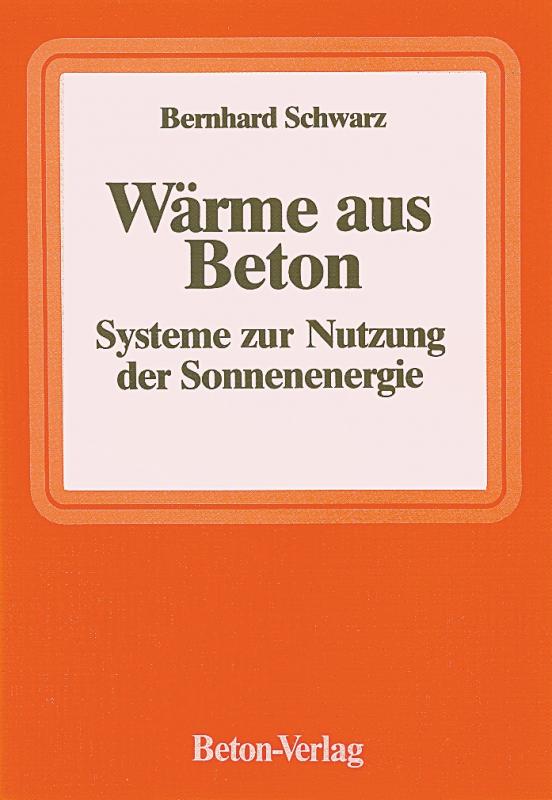 Cover-Bild Wärme aus Beton