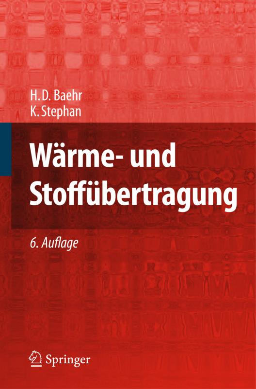 Cover-Bild Wärme- und Stoffübertragung