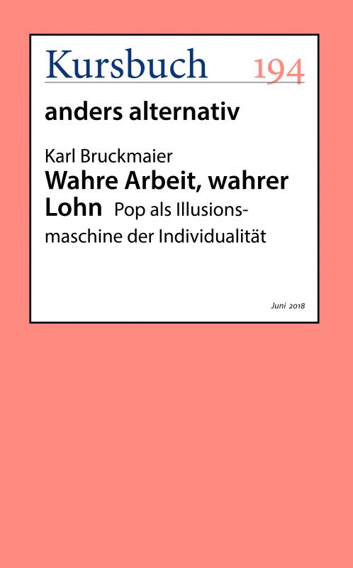 Cover-Bild Wahre Arbeit, wahrer Lohn