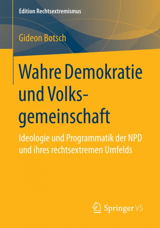 Cover-Bild Wahre Demokratie und Volksgemeinschaft