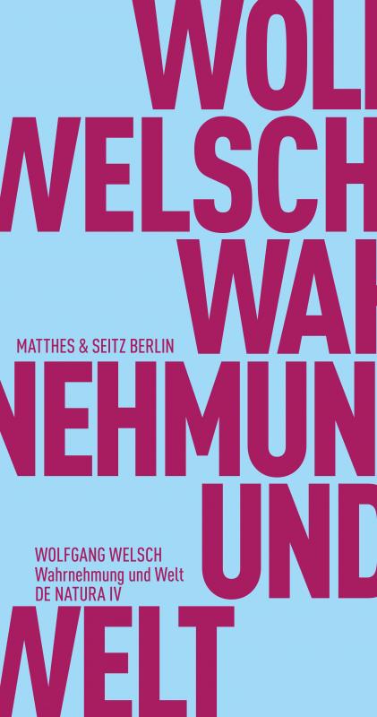 Cover-Bild Wahrnehmung und Welt