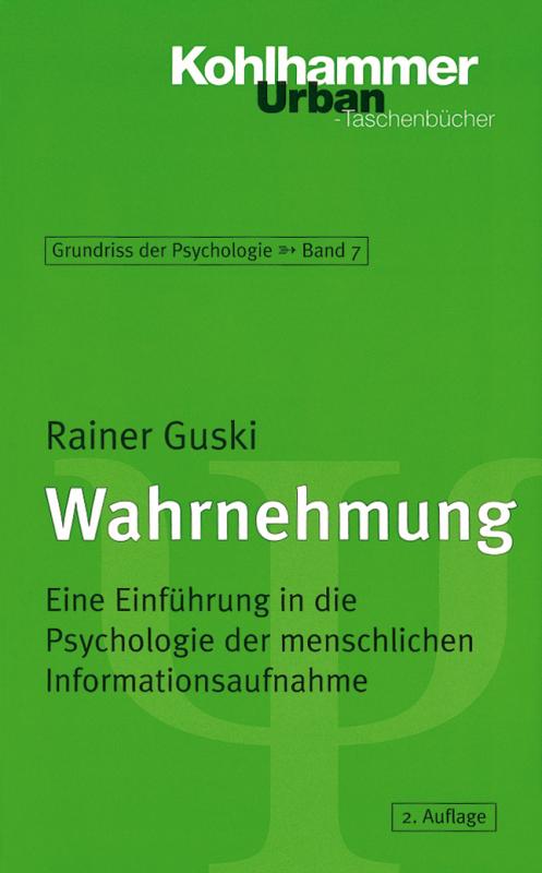 Cover-Bild Wahrnehmung