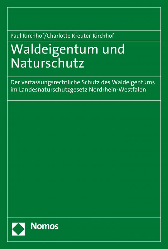 Cover-Bild Waldeigentum und Naturschutz