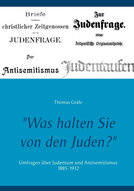 Cover-Bild "Was halten Sie von den Juden?"