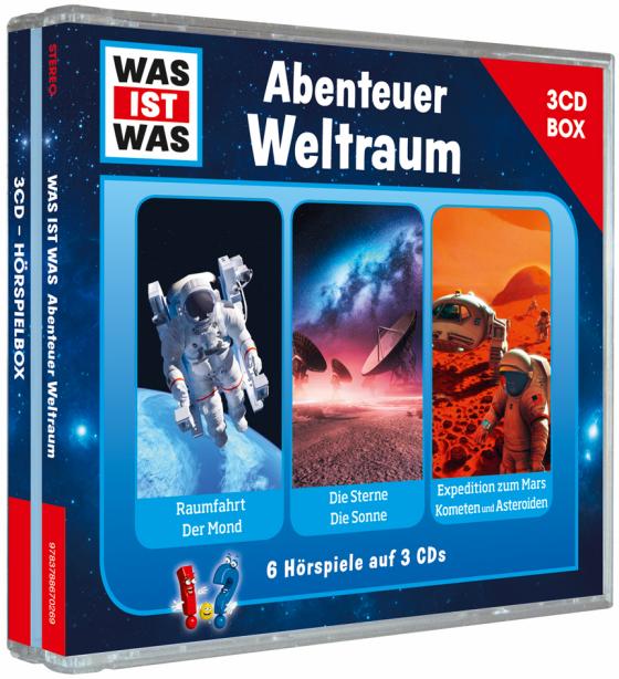 Cover-Bild WAS IST WAS 3-CD-Hörspielbox Abenteuer Weltraum