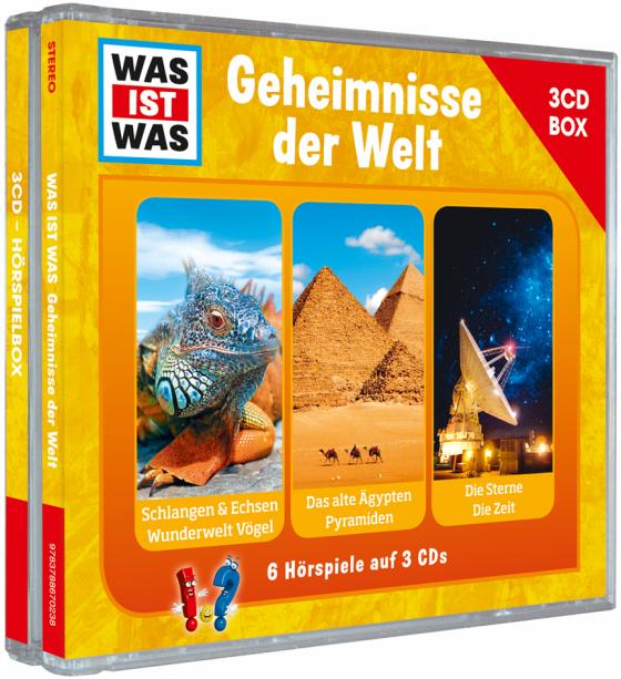 Cover-Bild WAS IST WAS 3-CD-Hörspielbox Geheimnisse der Welt