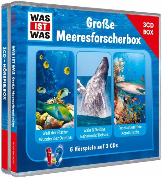 Cover-Bild WAS IST WAS 3-CD-Hörspielbox. Große Meeresforscherbox