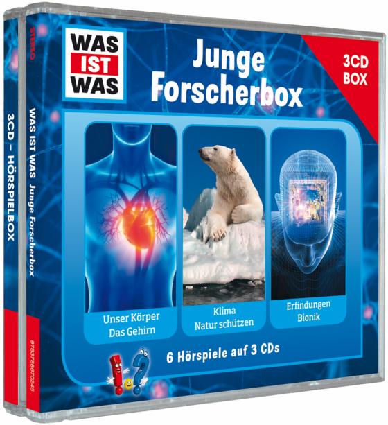 Cover-Bild WAS IST WAS 3-CD-Hörspielbox. Junge Forscherbox