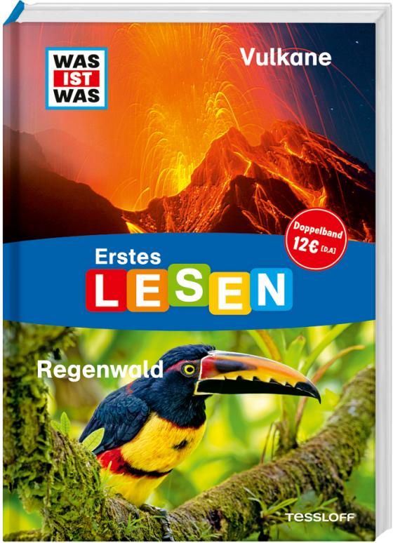 Cover-Bild WAS IST WAS Erstes Lesen Doppelband 3.Vulkane/Regenwald