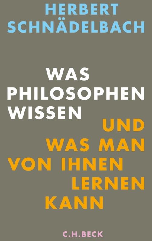 Cover-Bild Was Philosophen wissen