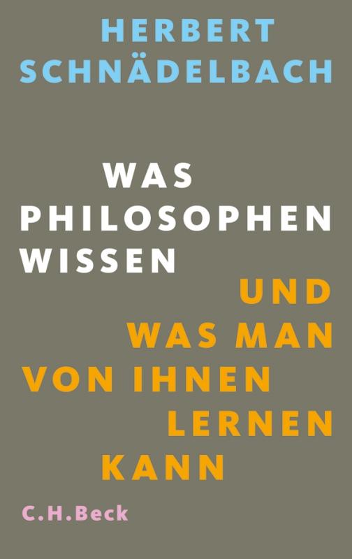 Cover-Bild Was Philosophen wissen