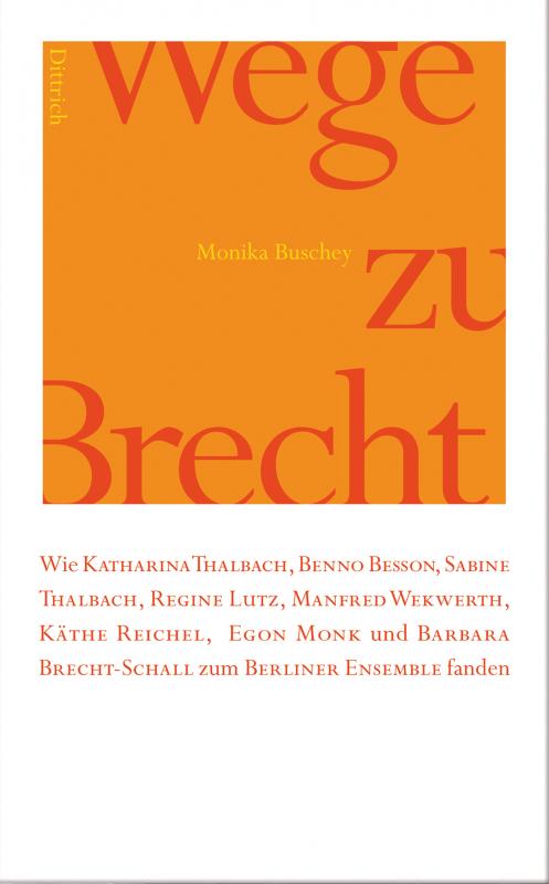 Cover-Bild Wege zu Brecht