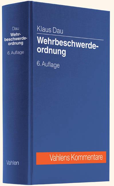 Cover-Bild Wehrbeschwerdeordnung