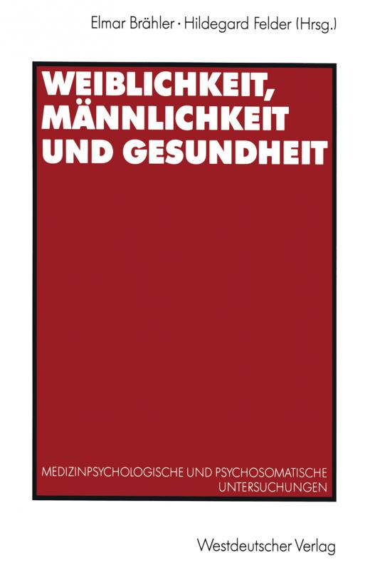 Cover-Bild Weiblichkeit, Männlichkeit und Gesundheit