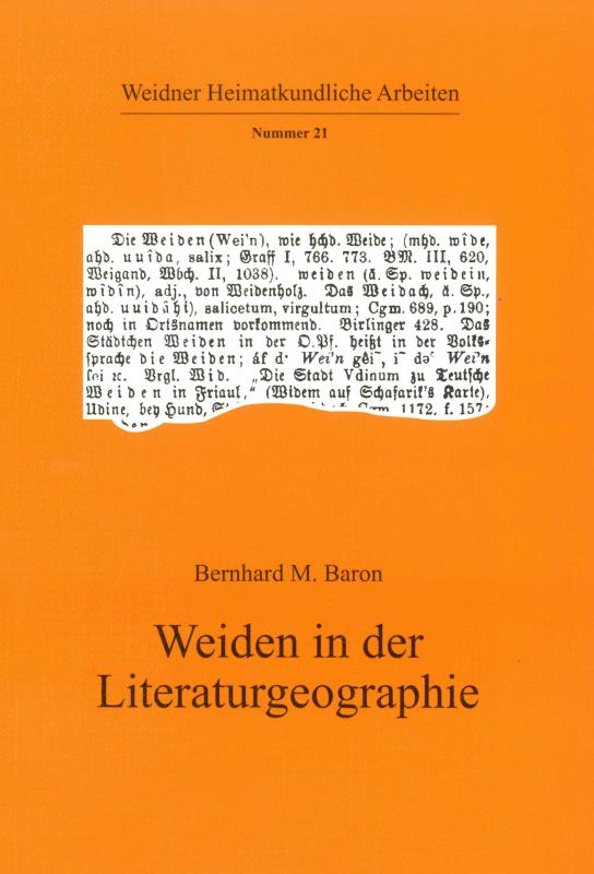 Cover-Bild Weiden in der Literaturgeographie