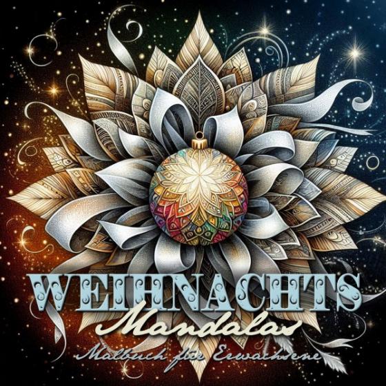 Cover-Bild Weihnachts-Mandalas Malbuch für Erwachsene