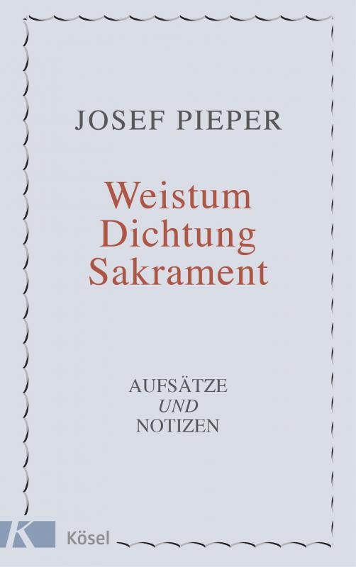 Cover-Bild Weistum, Dichtung, Sakrament