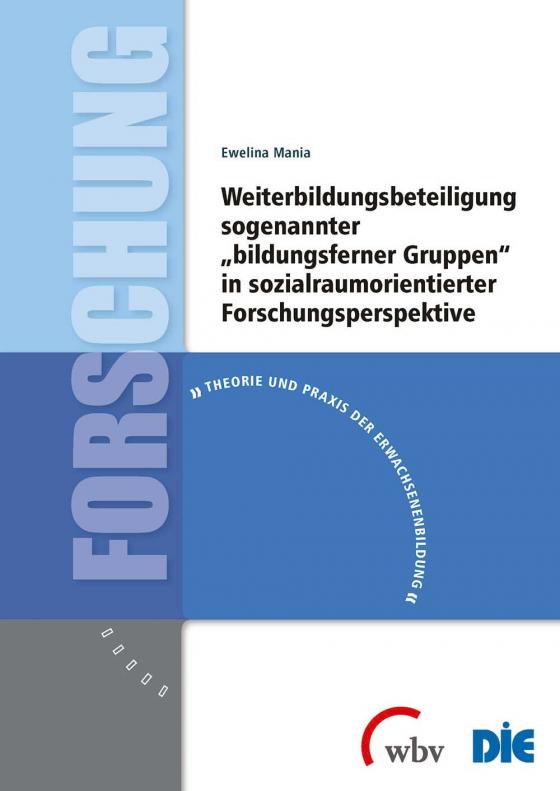 Cover-Bild Weiterbildungsbeteiligung sogenannter "bildungsferner Gruppen"