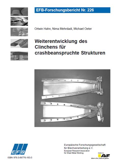 Cover-Bild Weiterentwicklung des Clinchens für crashbeanspruchte Strukturen